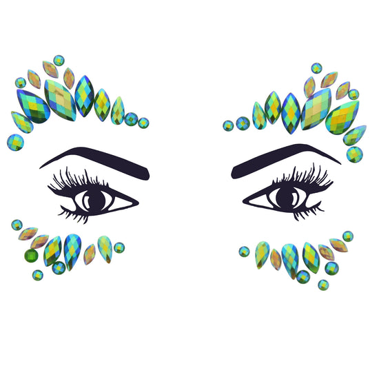 Crystal Stone Face Gems / Jewels - Style K