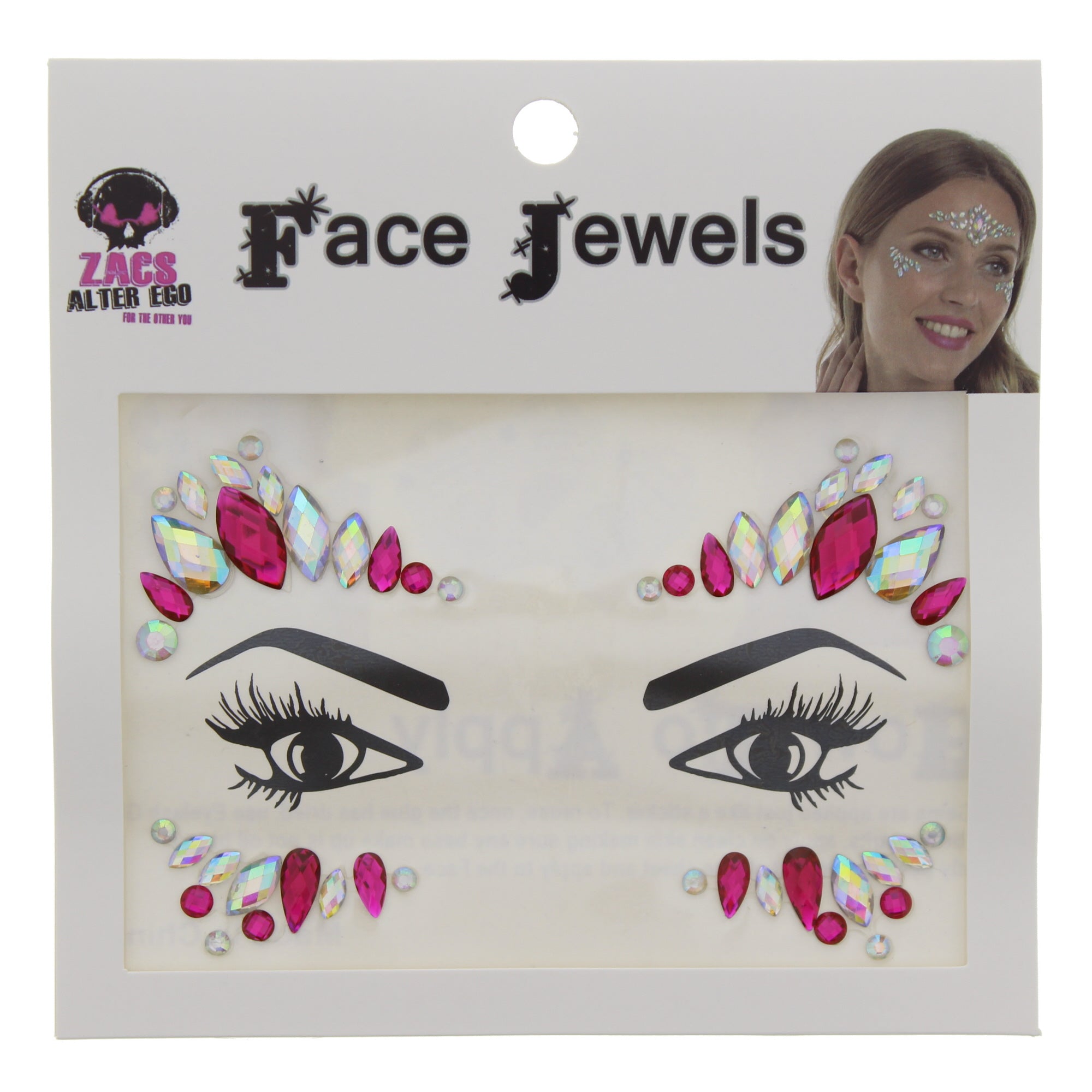 Crystal Stone Face Gems / Jewels - Style K