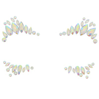 Glow in the Dark Crystal Stone Face Gems / Jewels