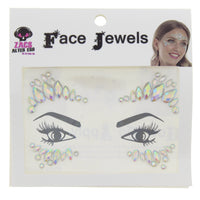 Glow in the Dark Crystal Stone Face Gems / Jewels