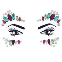 Crystal Stone Face Gems / Jewels - Style K