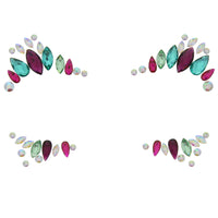 Crystal Stone Face Gems / Jewels - Style K