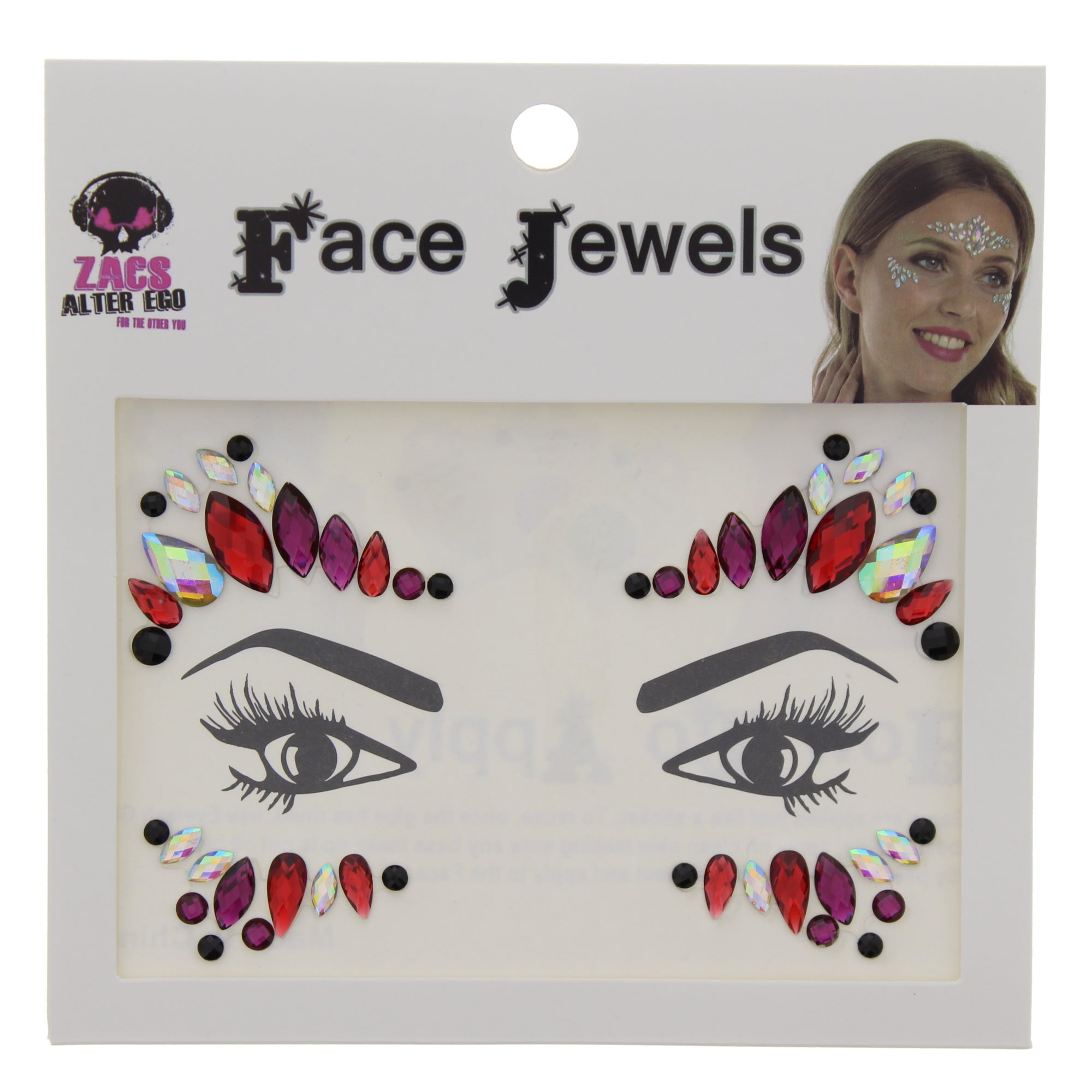 Crystal Stone Face Gems / Jewels - Style K
