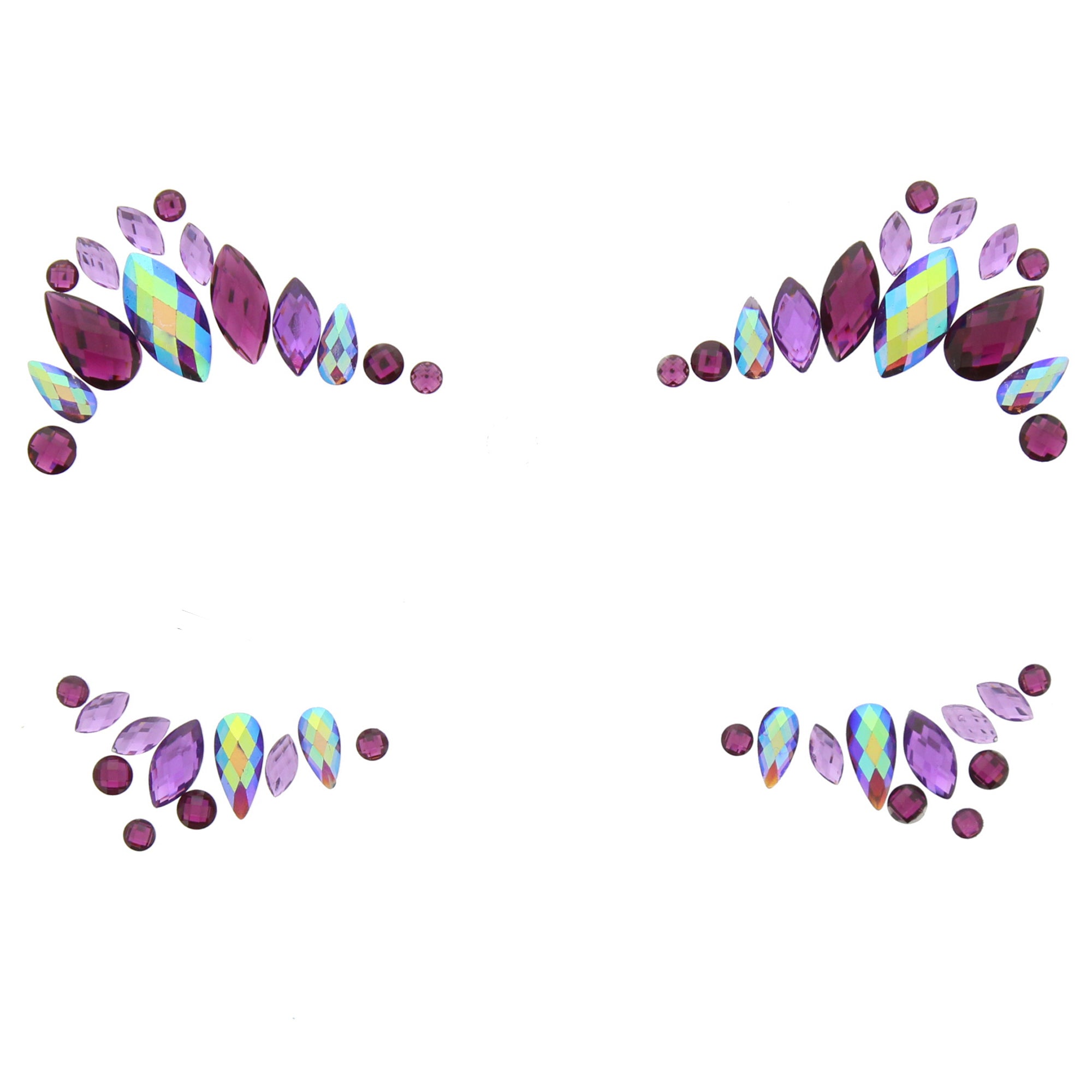 Crystal Stone Face Gems / Jewels - Style K