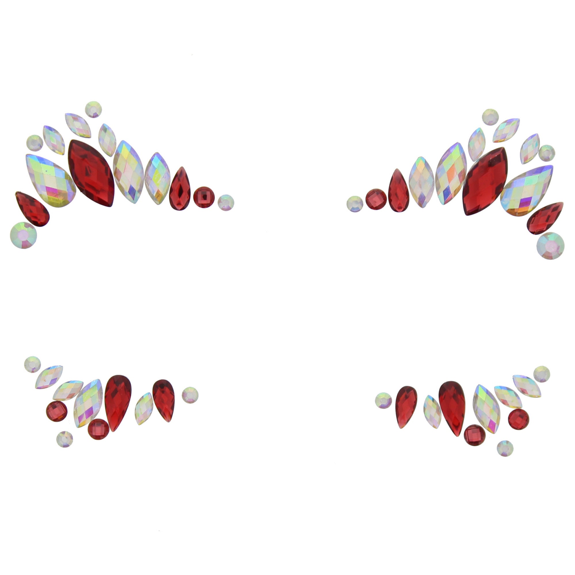 Crystal Stone Face Gems / Jewels - Style K