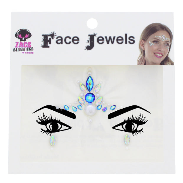 Crystal Stone Face Gems / Jewels - Style L