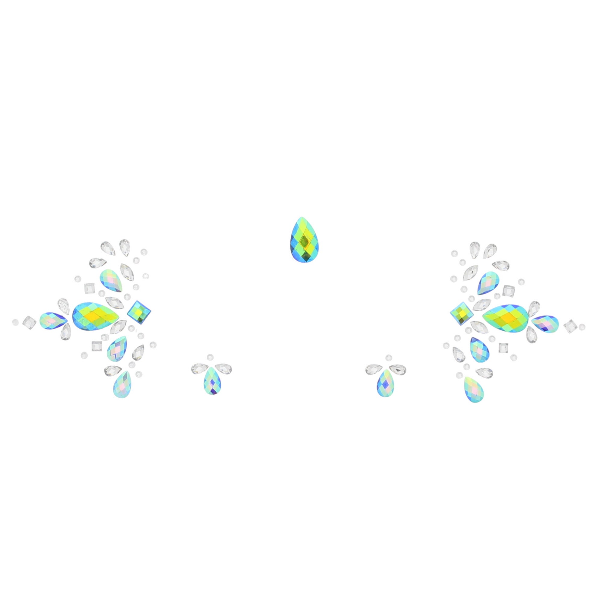 Crystal Stone Face Gems / Jewels - Style M