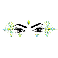 Crystal Stone Face Gems / Jewels - Style M