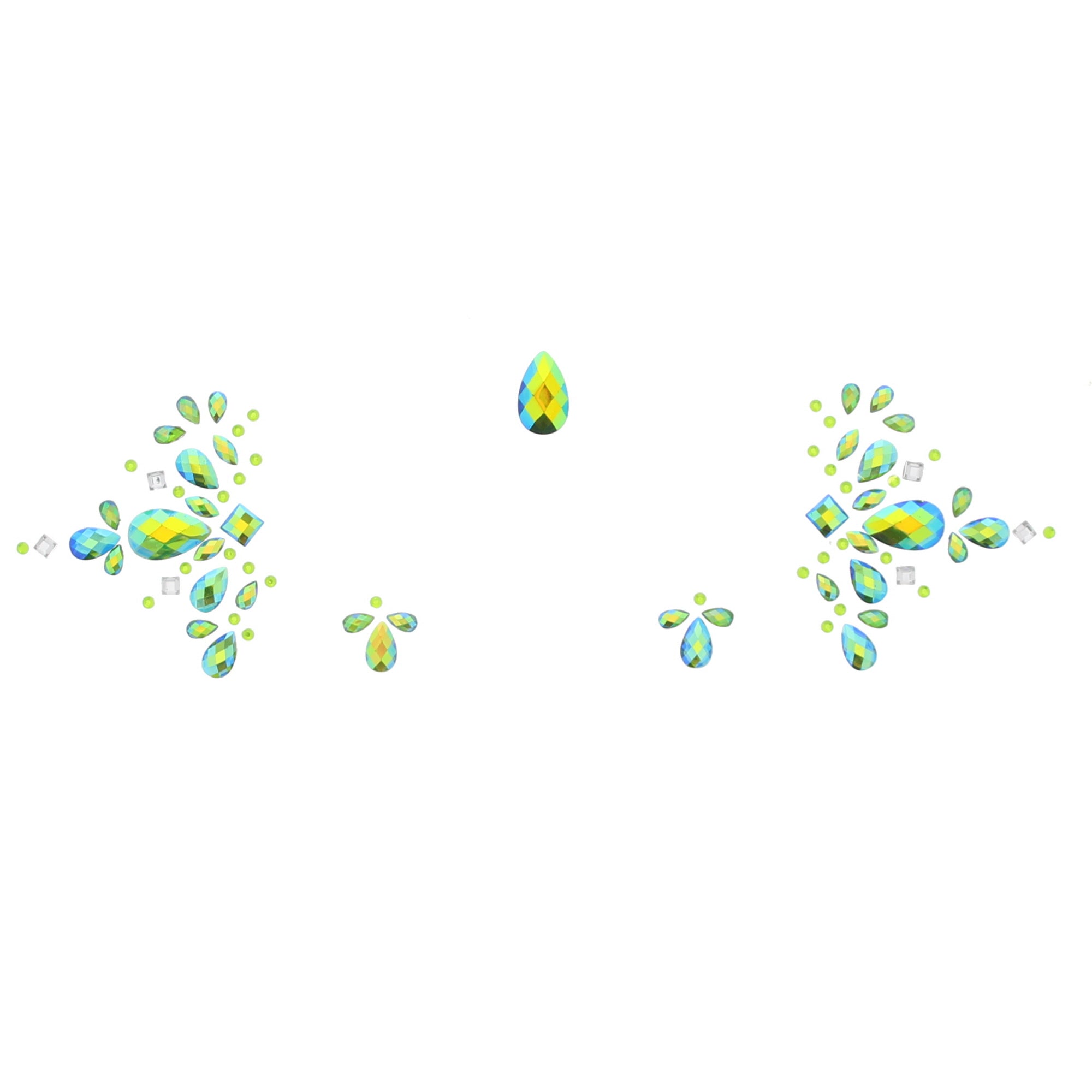 Crystal Stone Face Gems / Jewels - Style M