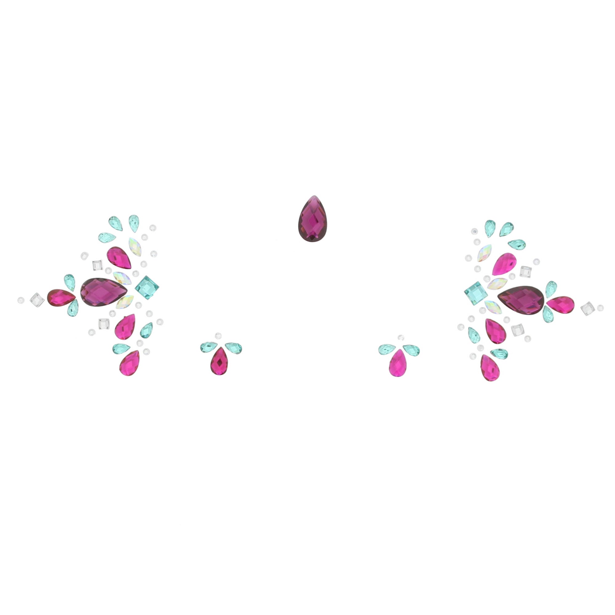 Crystal Stone Face Gems / Jewels - Style M