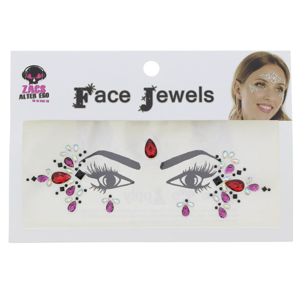 Crystal Stone Face Gems / Jewels - Style M