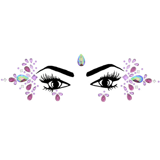 Crystal Stone Face Gems / Jewels - Style M