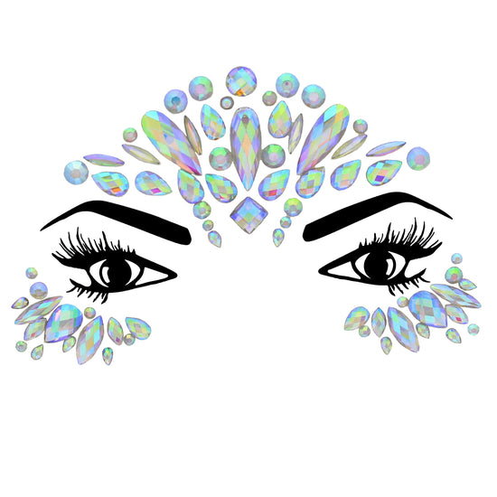 Crystal Stone Face Gems / Jewels - Style N