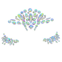 Crystal Stone Face Gems / Jewels - Style N