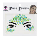Crystal Stone Face Gems / Jewels - Style N