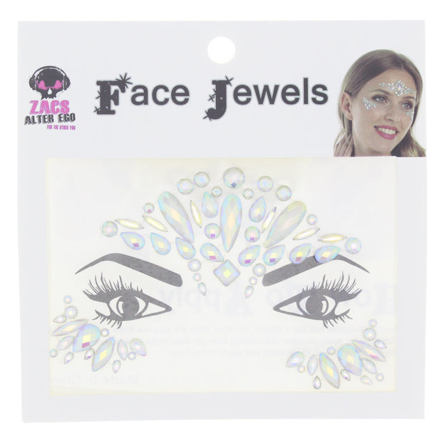 Crystal Stone Face Gems / Jewels - Style N