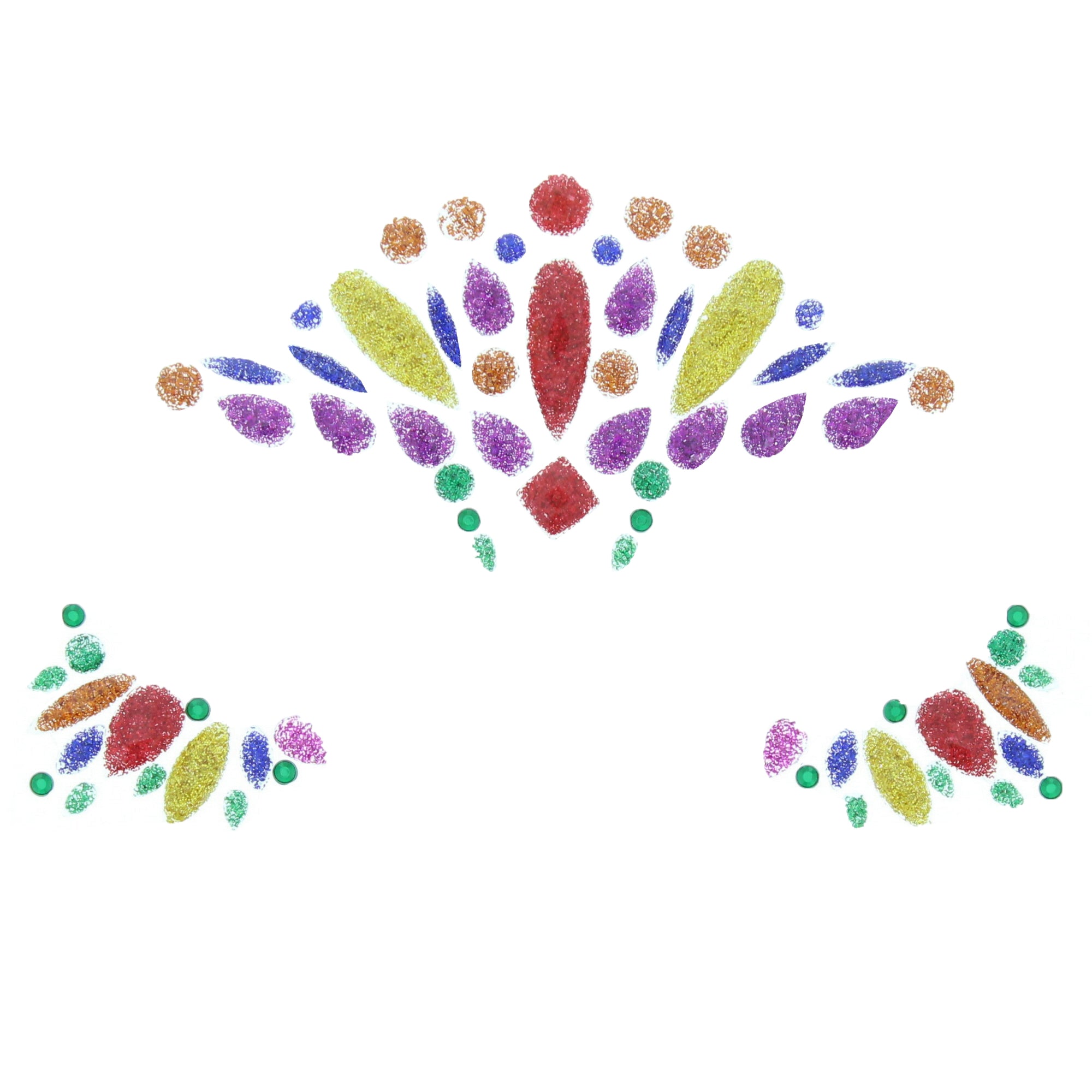 Crystal Stone Face Gems / Jewels - Style N