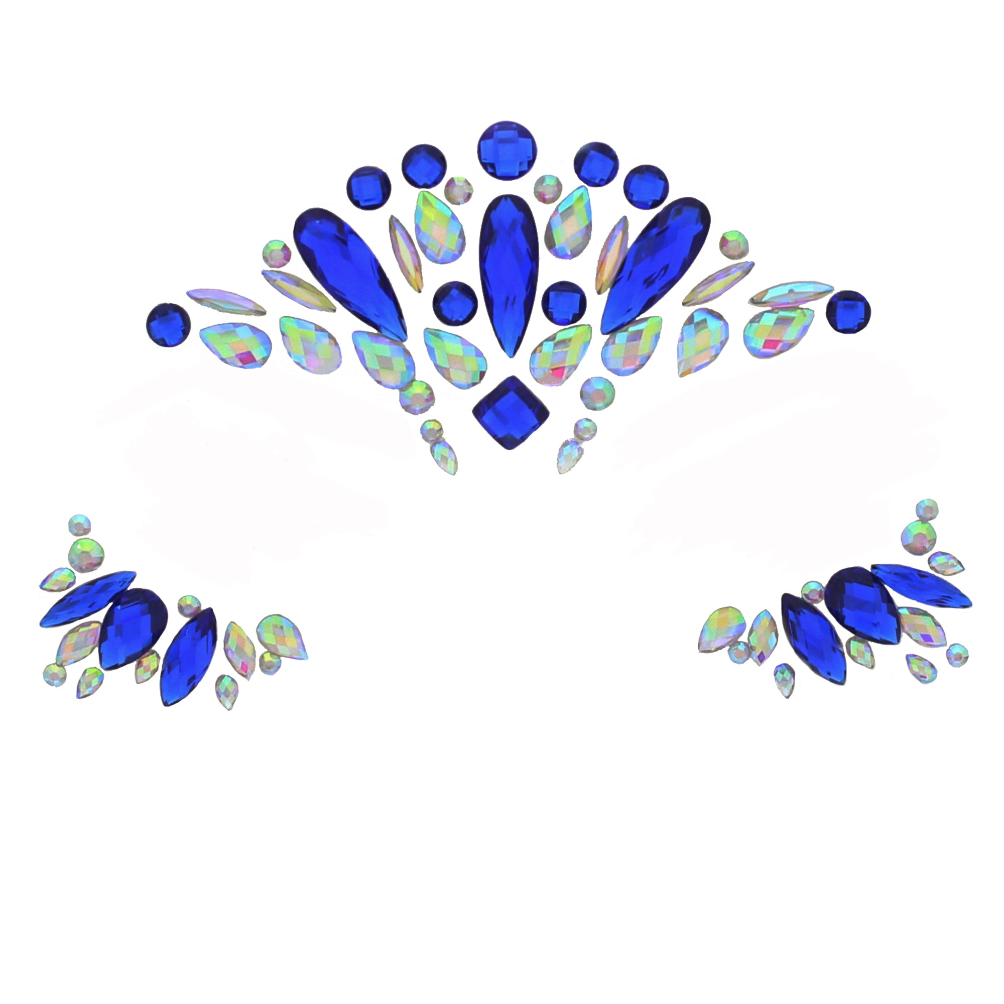 Crystal Stone Face Gems / Jewels - Style N