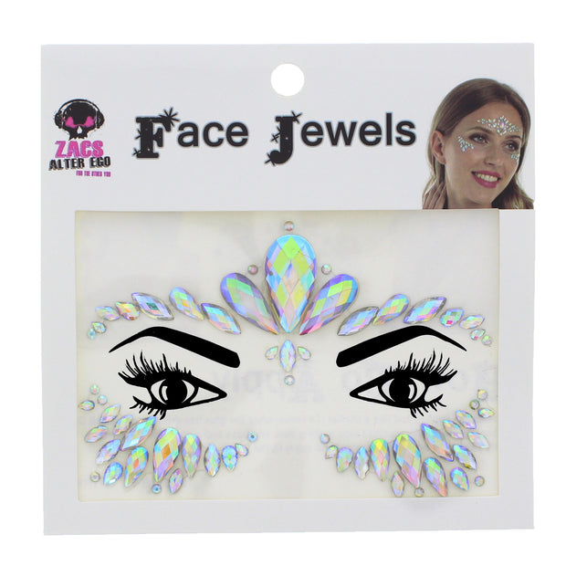 Crystal Stone Face Gems / Jewels - Style O