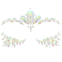 Glow in the Dark Crystal Stone Face Gems / Jewels