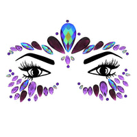 Crystal Stone Face Gems / Jewels - Style O