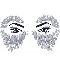 Crystal Stone Face Gems / Jewels - Style P