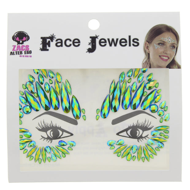 Crystal Stone Face Gems / Jewels - Style P