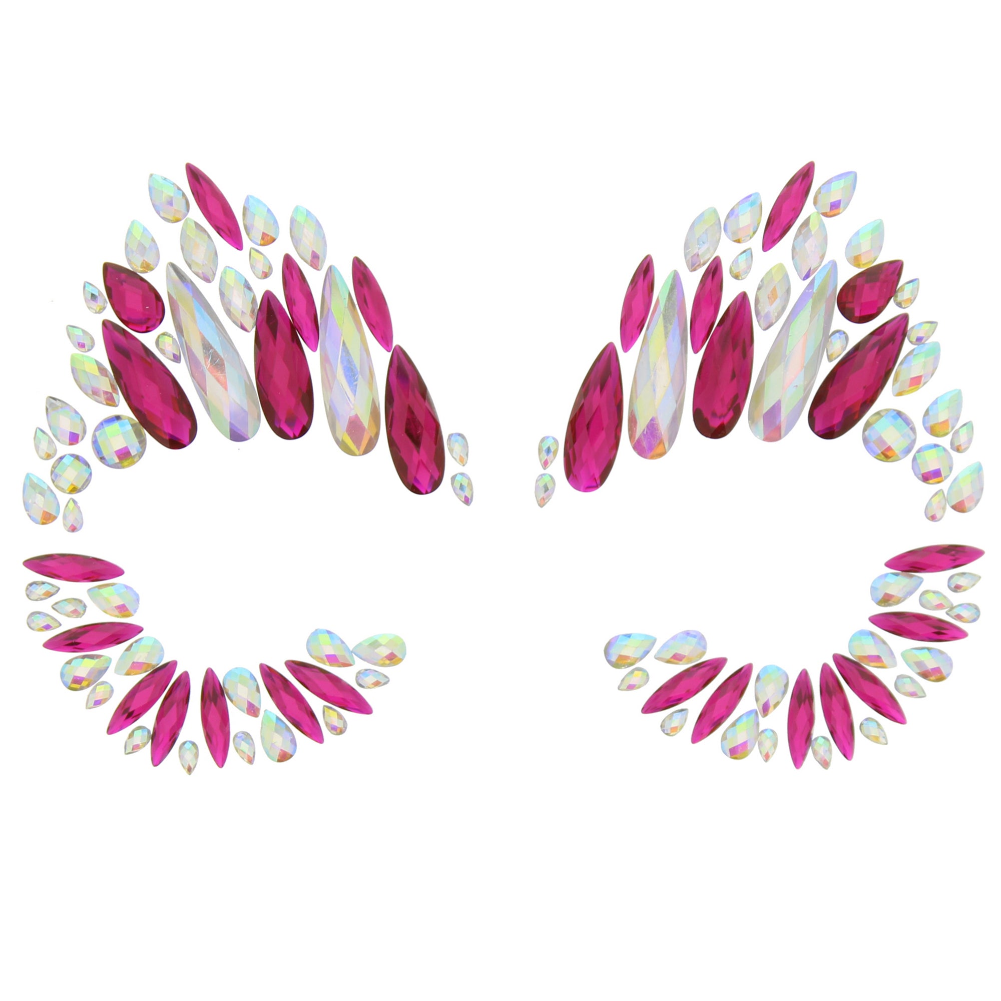 Crystal Stone Face Gems / Jewels - Style P