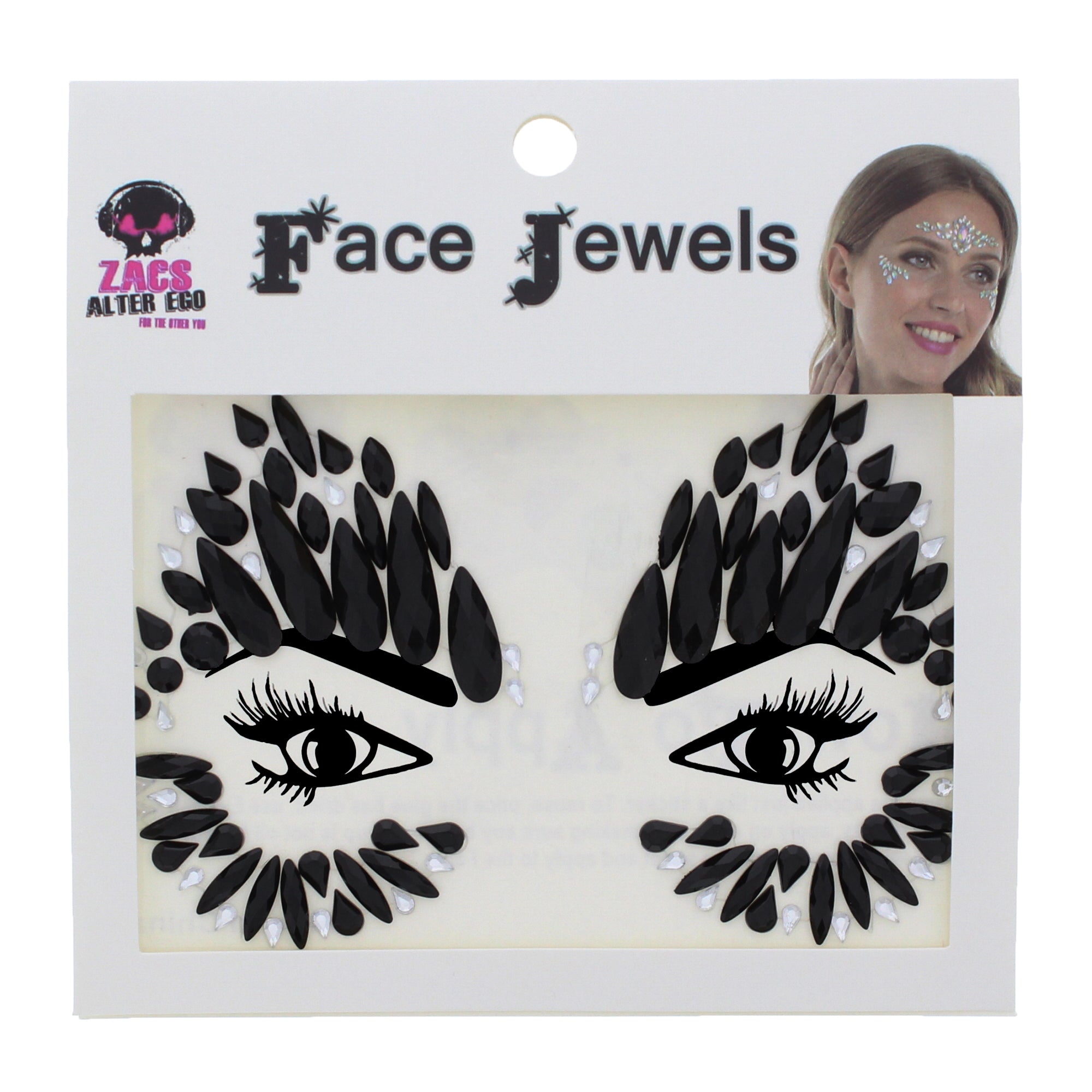 Crystal Stone Face Gems / Jewels - Style P