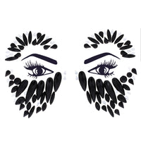 Crystal Stone Face Gems / Jewels - Style P