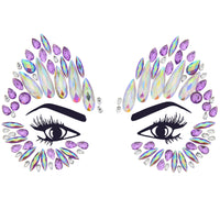 Crystal Stone Face Gems / Jewels - Style P