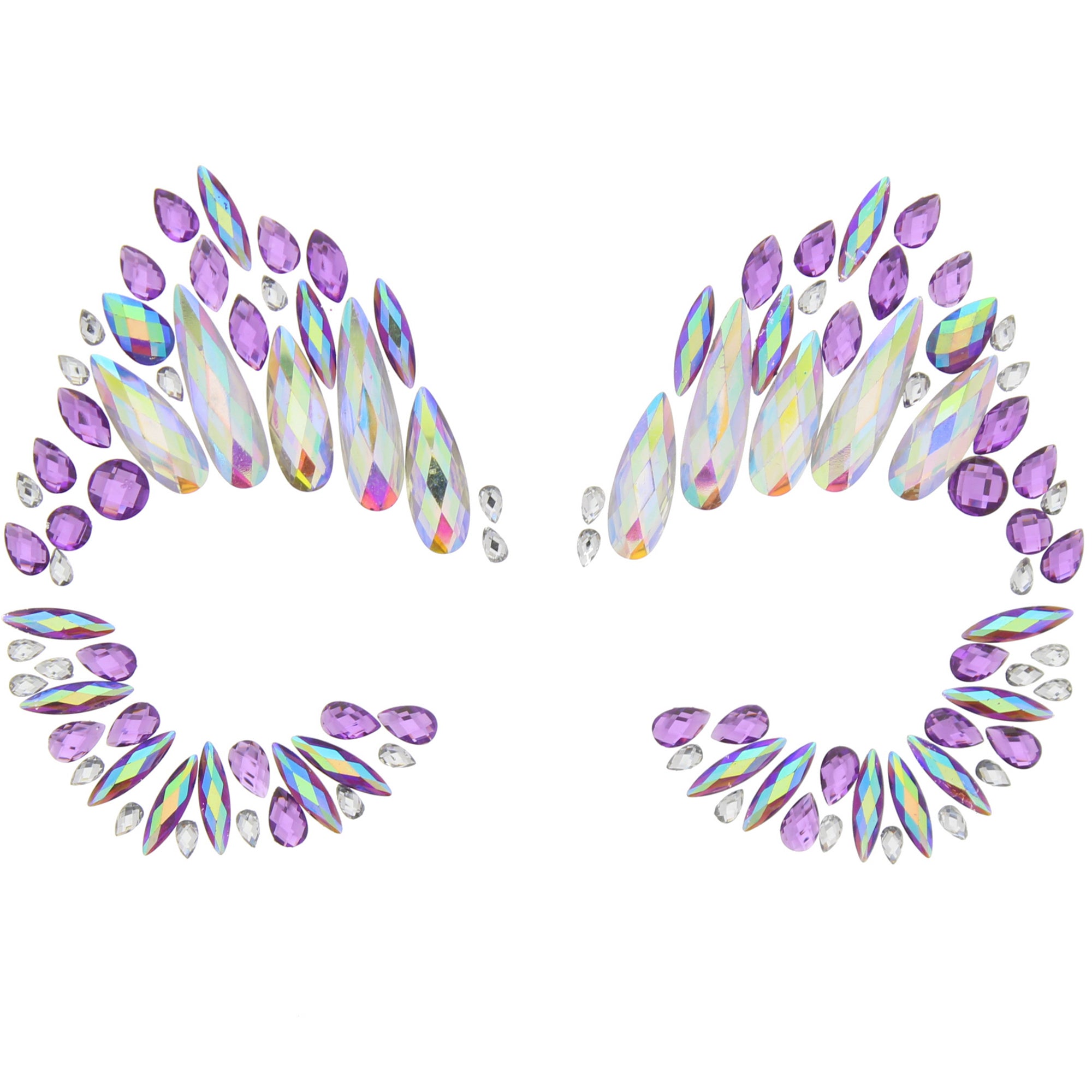Crystal Stone Face Gems / Jewels - Style P