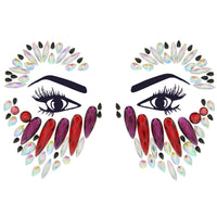 Crystal Stone Face Gems / Jewels - Style P