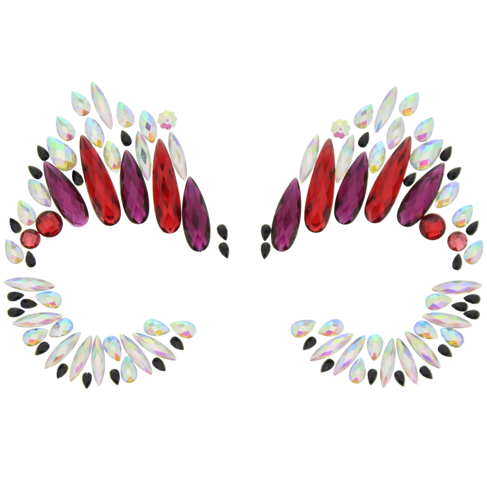 Crystal Stone Face Gems / Jewels - Style P
