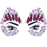 Crystal Stone Face Gems / Jewels - Style P