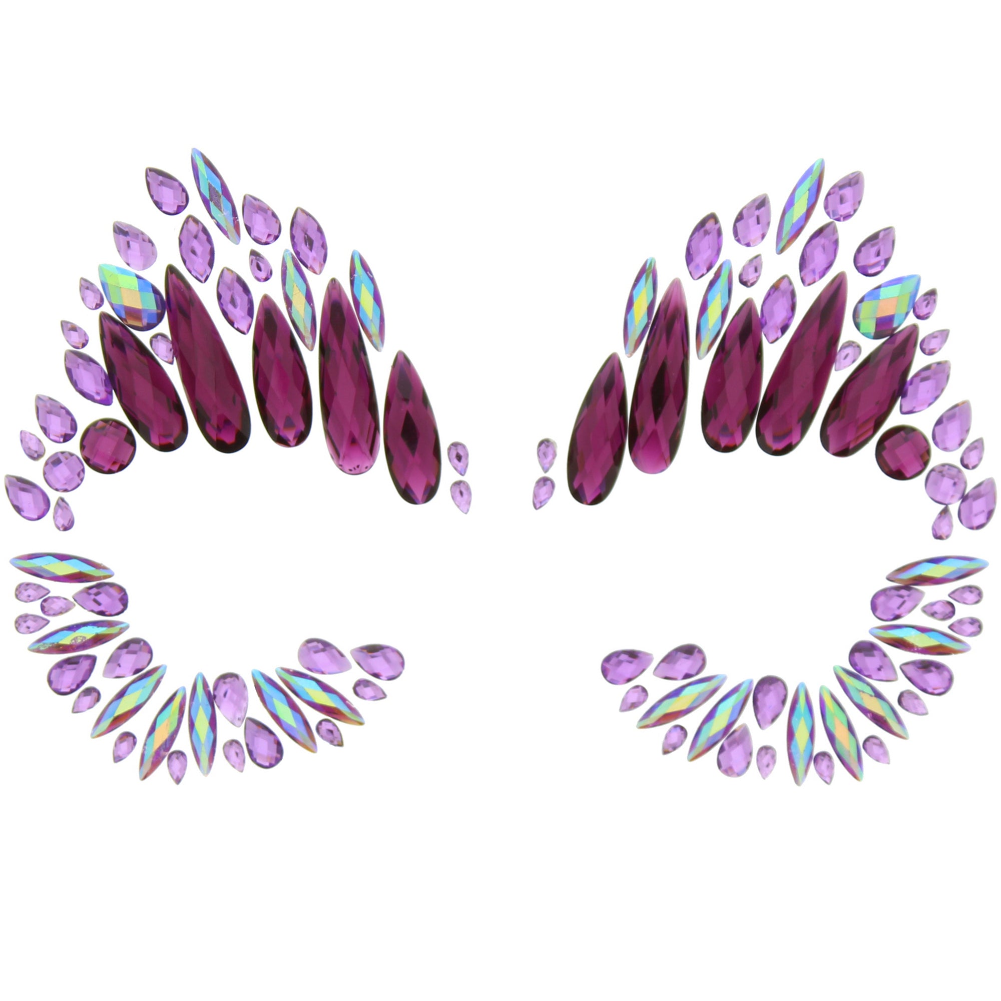 Crystal Stone Face Gems / Jewels - Style P