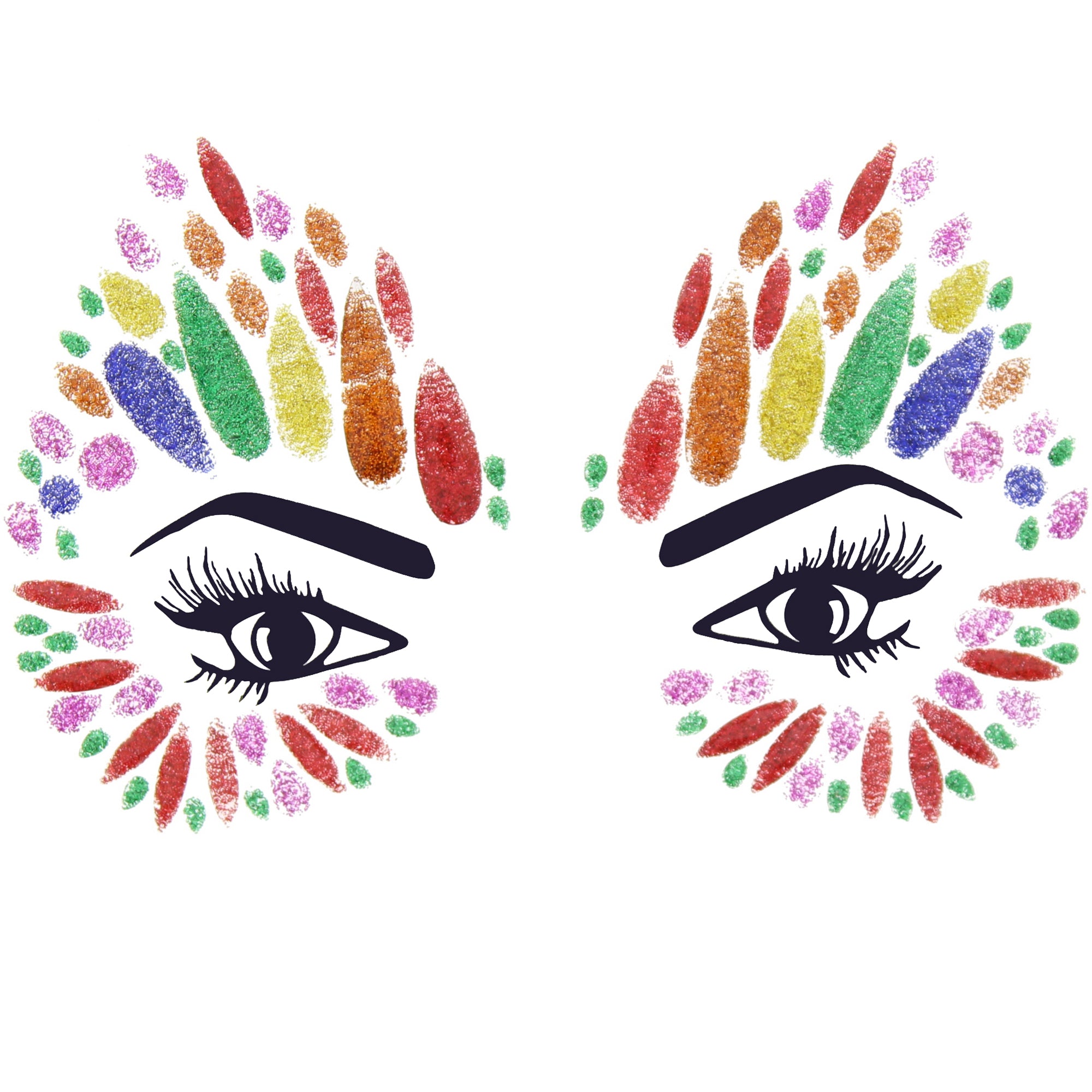 Crystal Stone Face Gems / Jewels - Style P