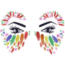 Rainbow Glitter Crystal Stone Face Gems / Jewels