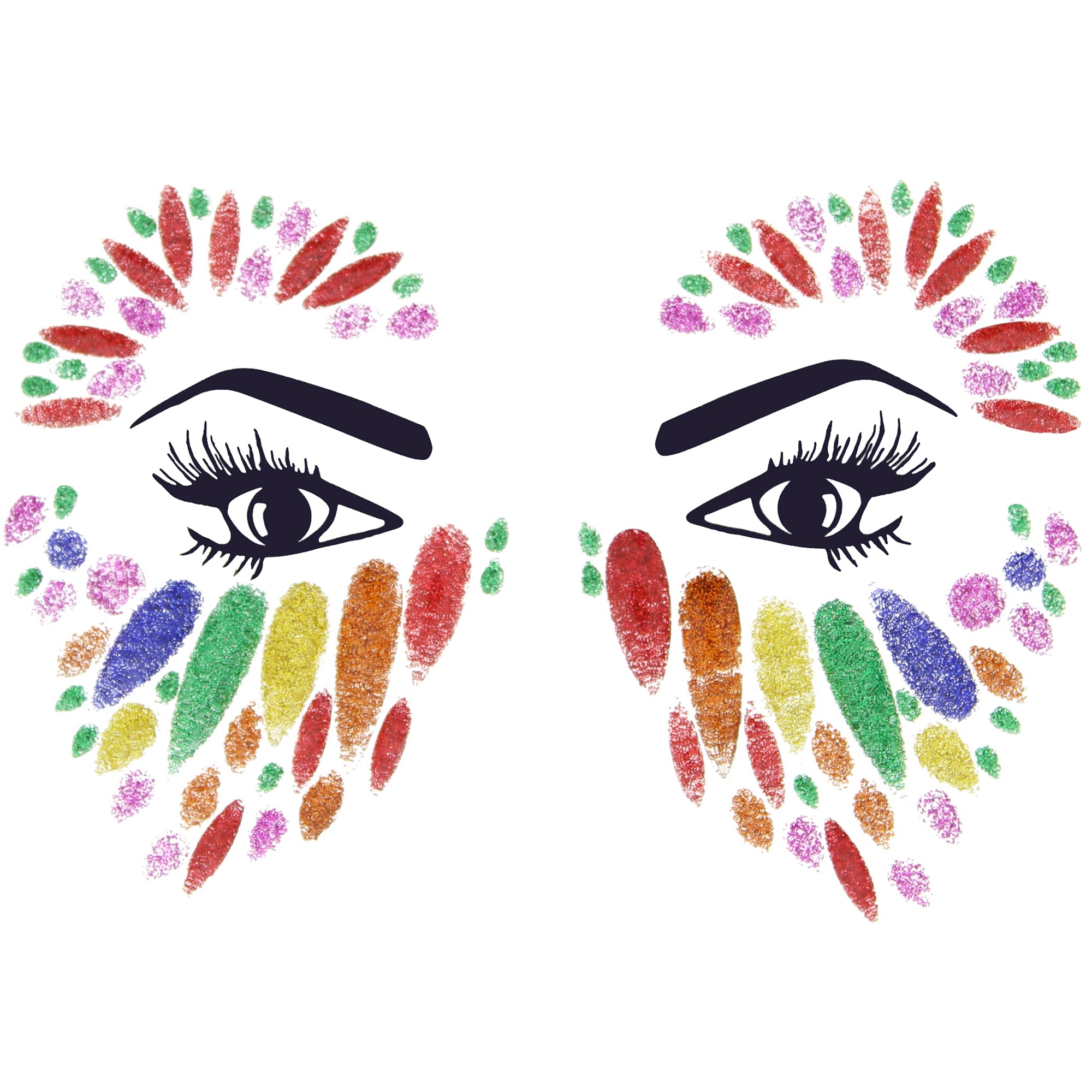 Crystal Stone Face Gems / Jewels - Style P