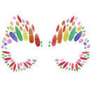 Rainbow Glitter Crystal Stone Face Gems / Jewels