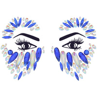 Crystal Stone Face Gems / Jewels - Style P