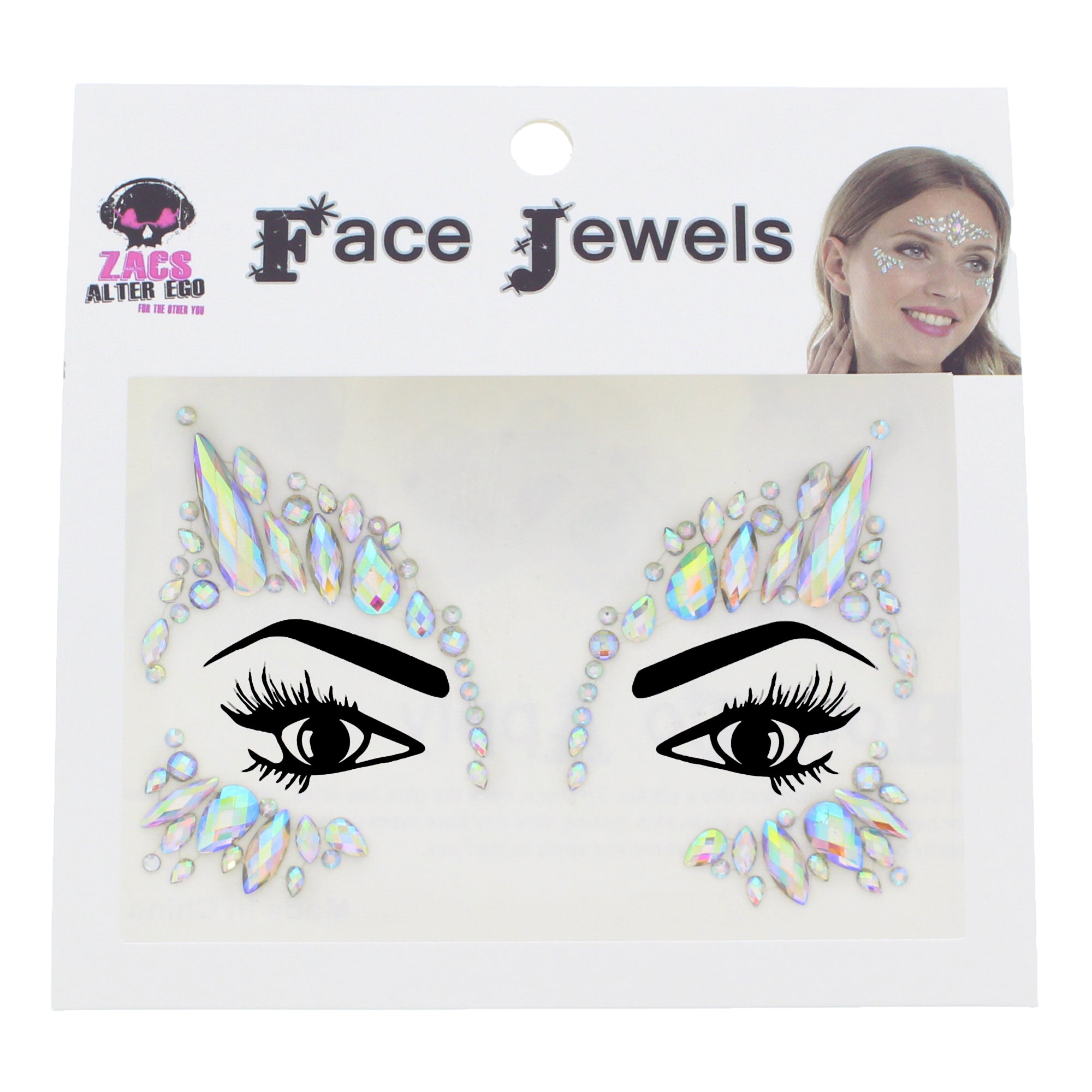 Crystal Stone Face Gems / Jewels - Style Q