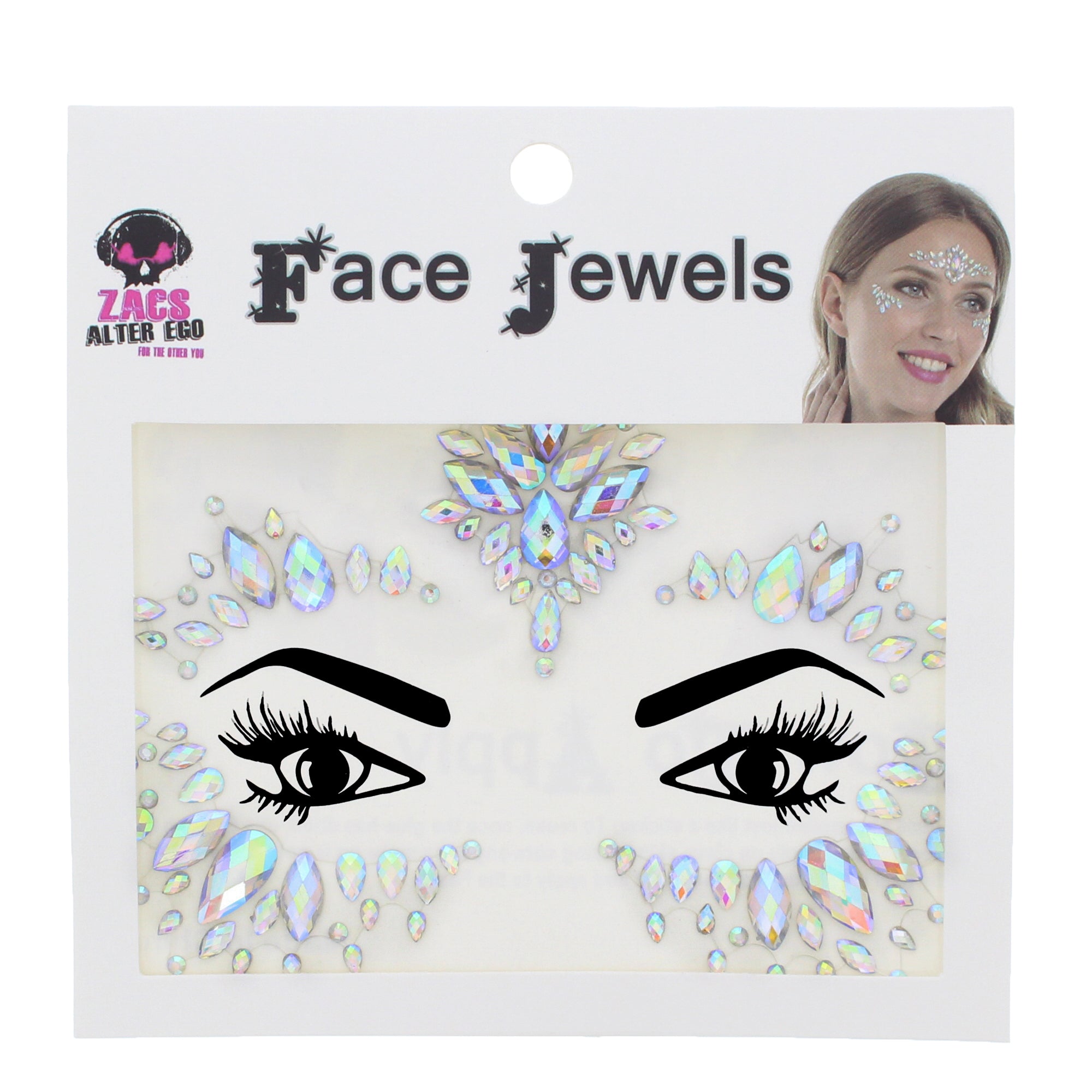 Crystal Stone Face Gems / Jewels - Style R