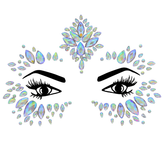 Crystal Stone Face Gems / Jewels - Style R