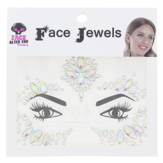 Glow in the Dark Crystal Stone Face Gems / Jewels