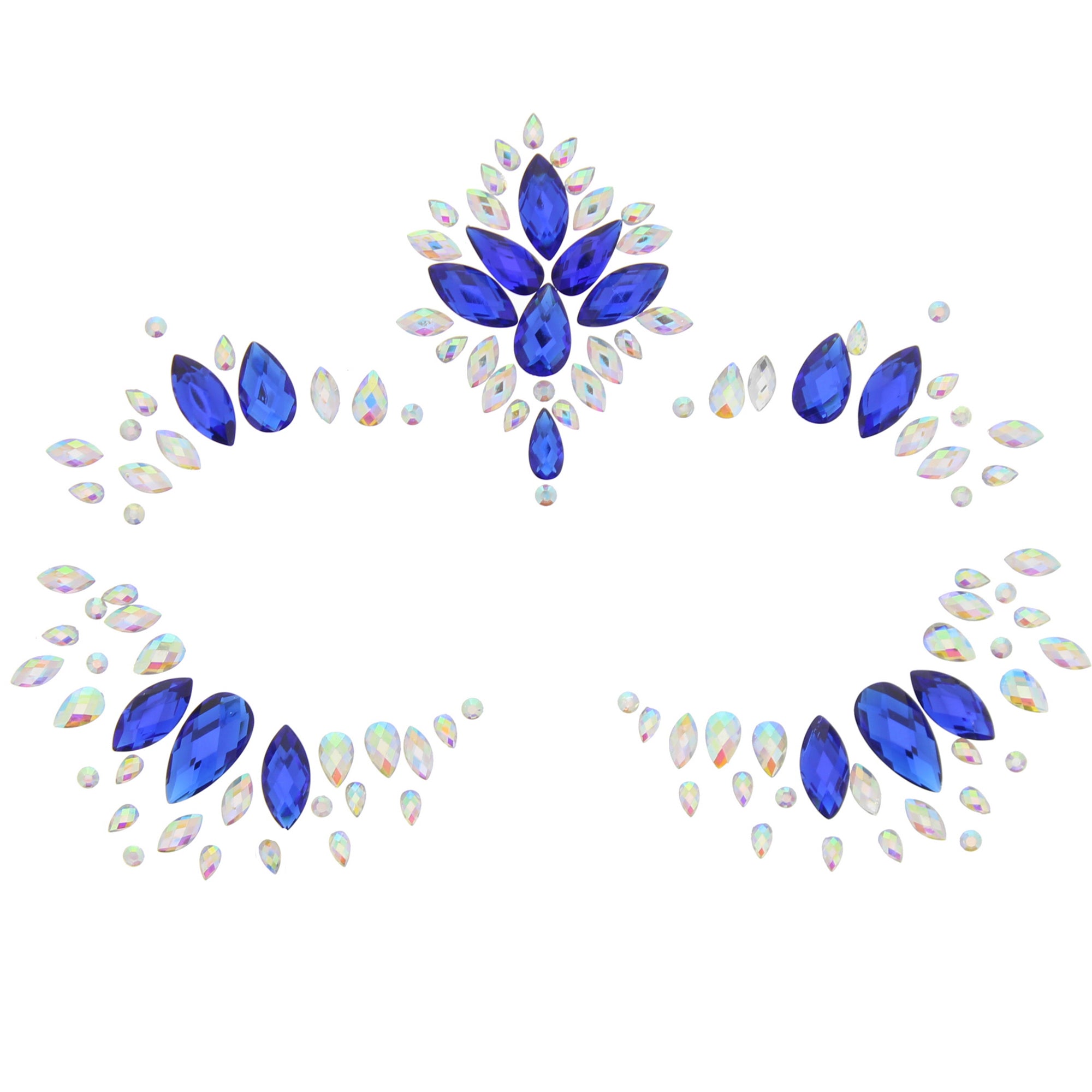 Crystal Stone Face Gems / Jewels - Style R