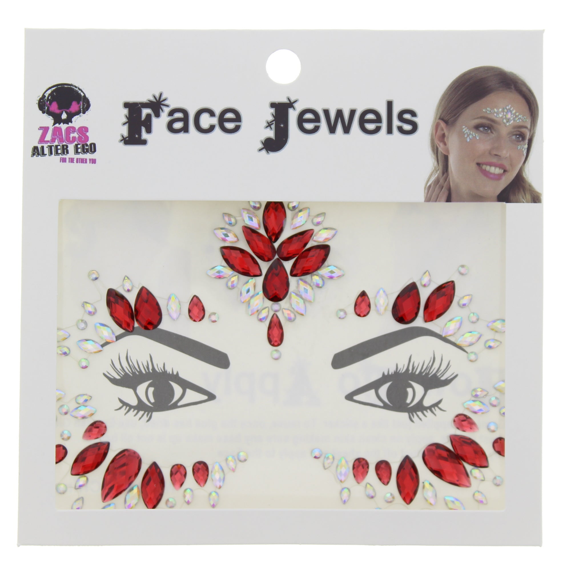 Crystal Stone Face Gems / Jewels - Style R