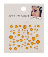 Assorted Size Crystal Faceted Round Stone Face Jewels