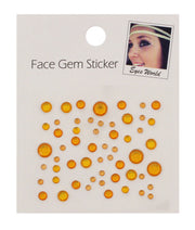 Assorted Size Crystal Faceted Round Stone Face Jewels