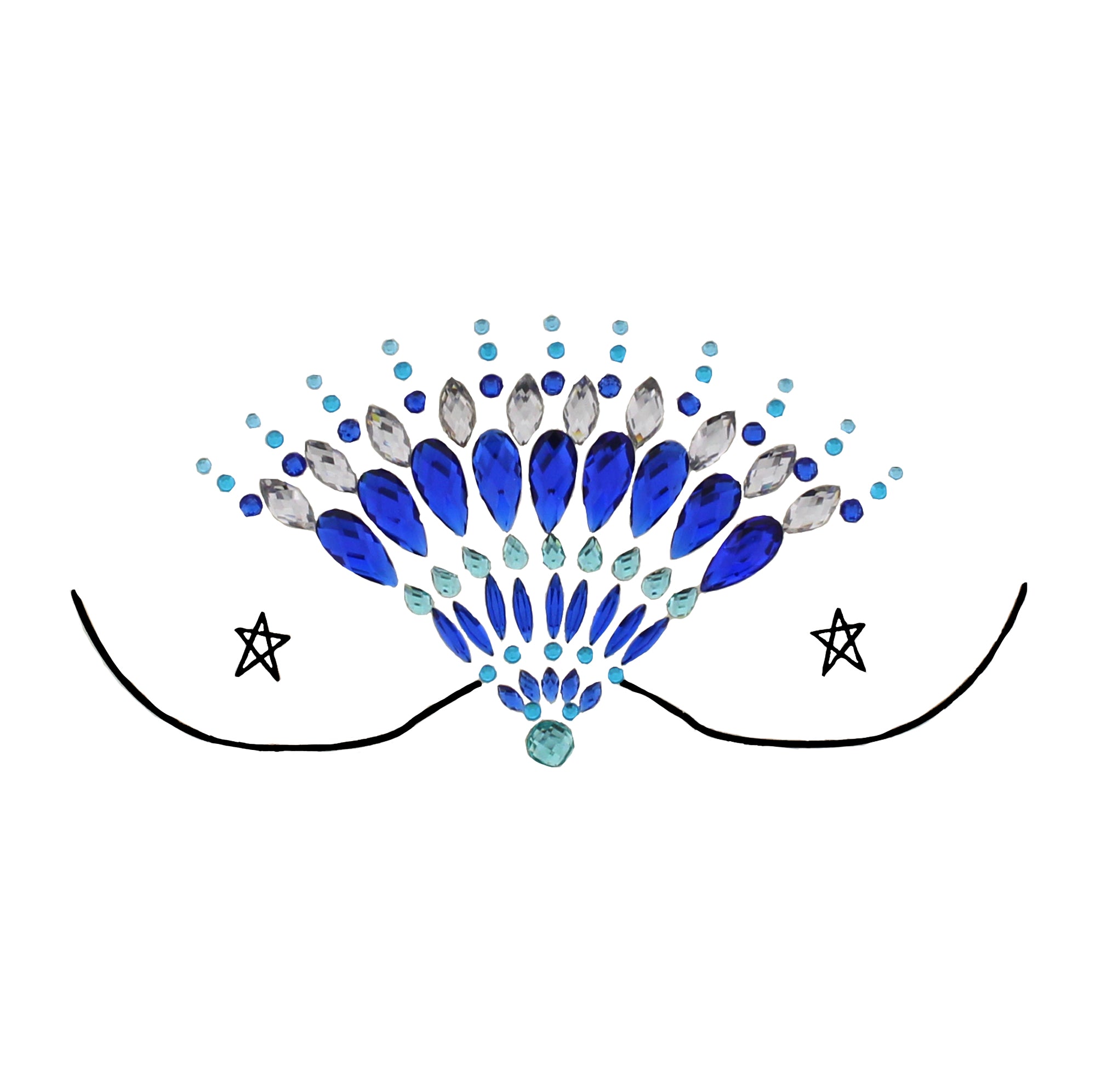 Crystal Boob Gems/ Jewels - Style D